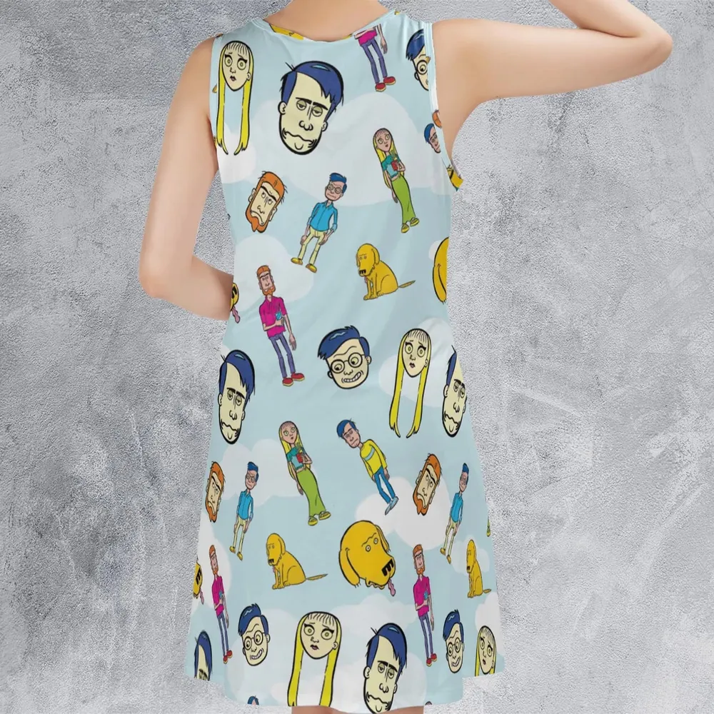 Mission Hill Characters Sleeveless Dress - 3
