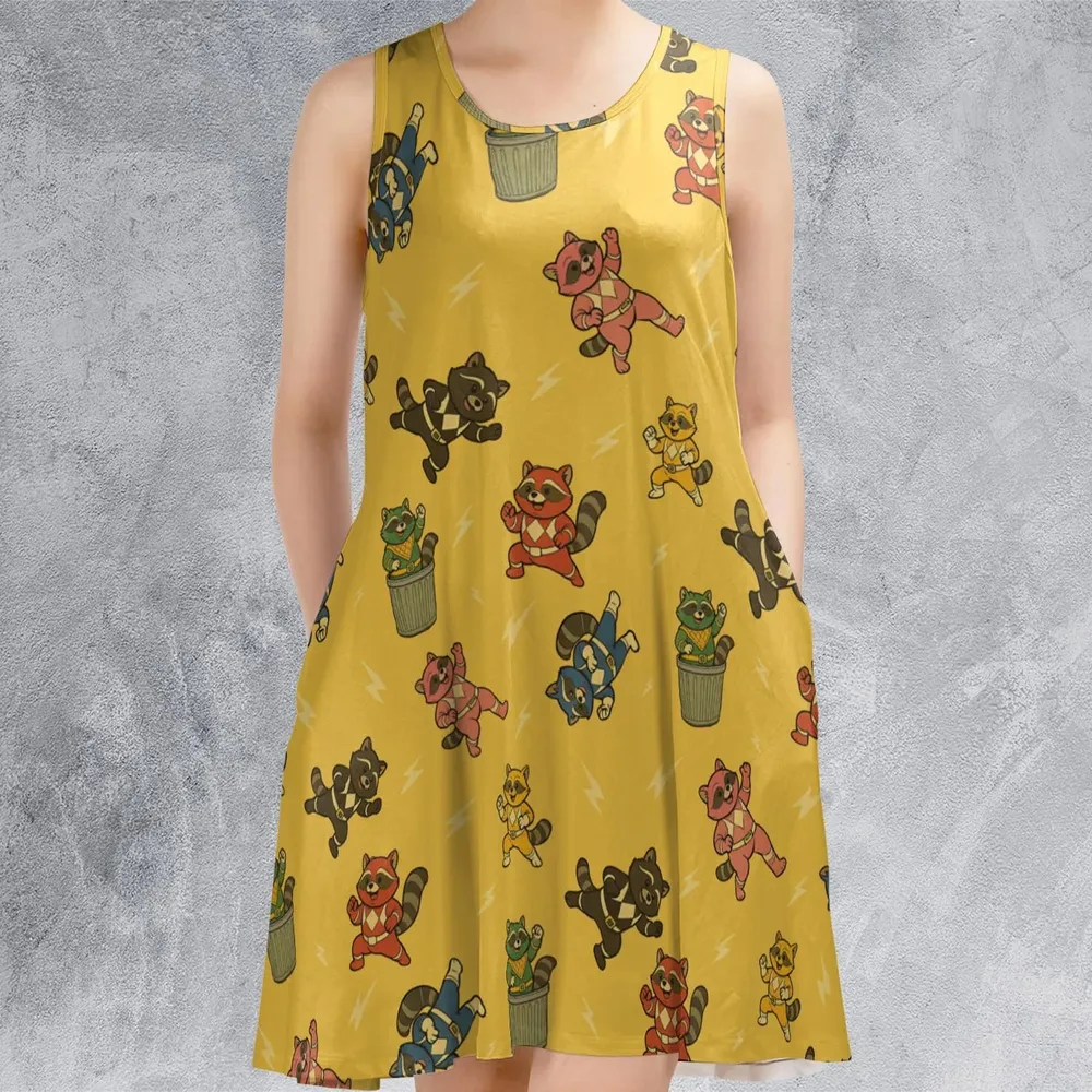 Morphin Time Trash Panda Sleeveless Dress - 2