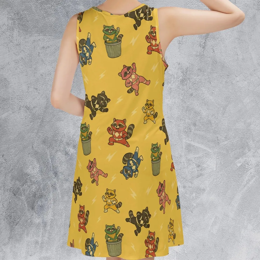 Morphin Time Trash Panda Sleeveless Dress - 3