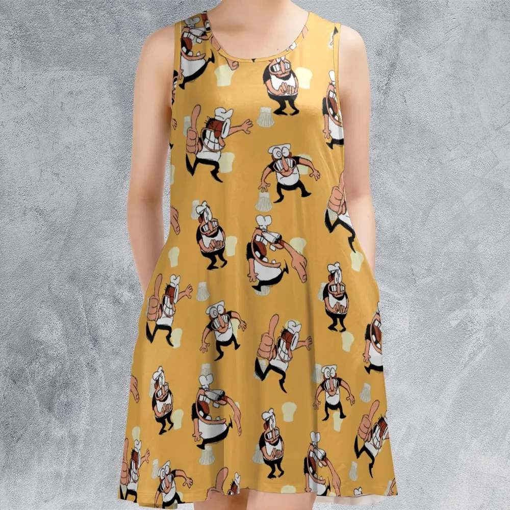 Peppino Sprites Pizza Tower Sleeveless Dress - 2