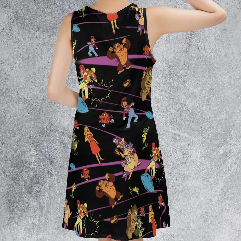 Saturday Supercade Characters Sleeveless Dress - 3