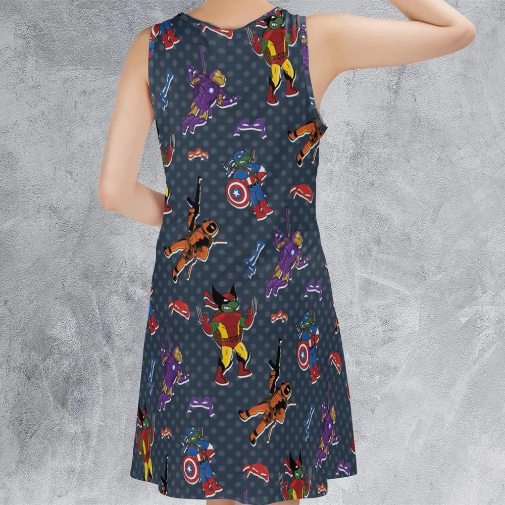 Super Turtles TMNT Sleeveless Dress - 3