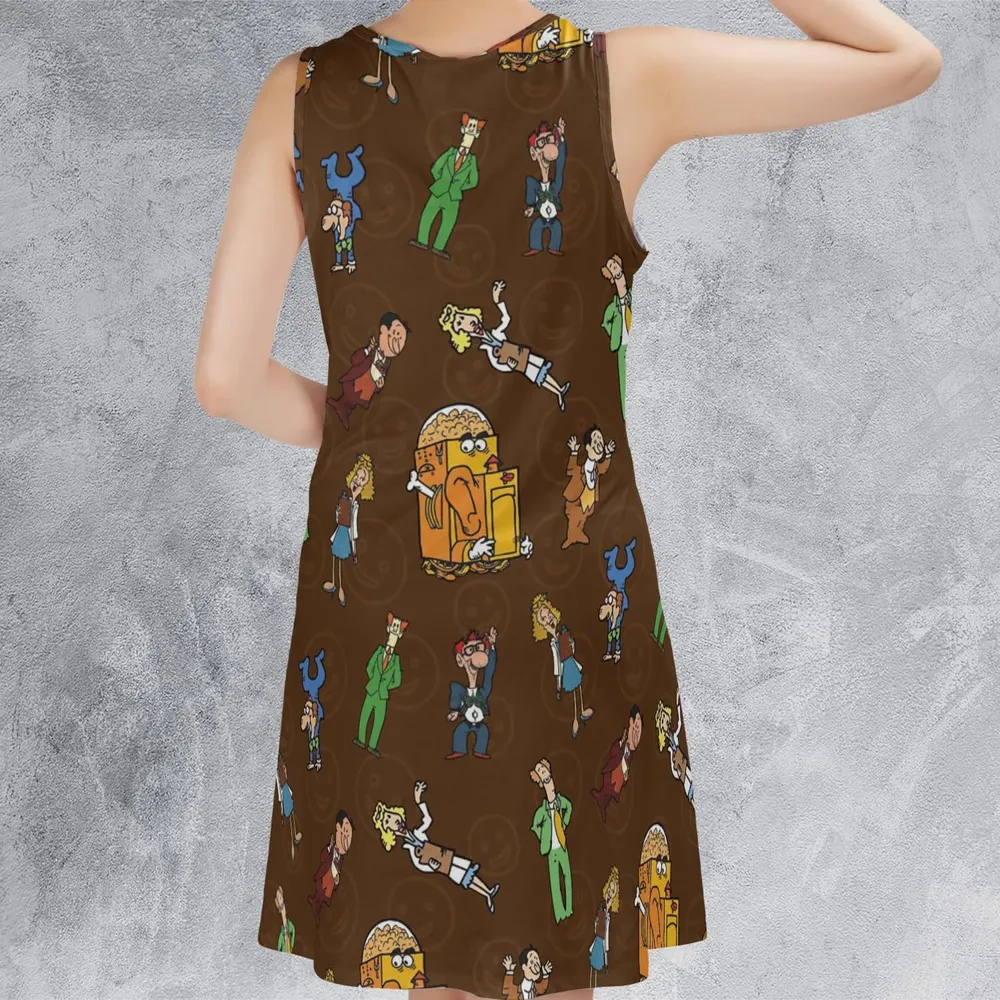 Grins and Smiles And Giggles And Laugh Sleeveless Dress - 3