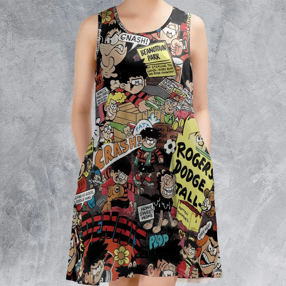 Retro Rebel Beano Sleeveless Dress - 2