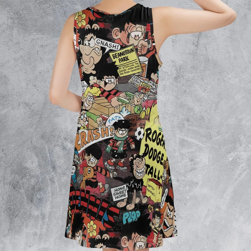 Retro Rebel Beano Sleeveless Dress - 3