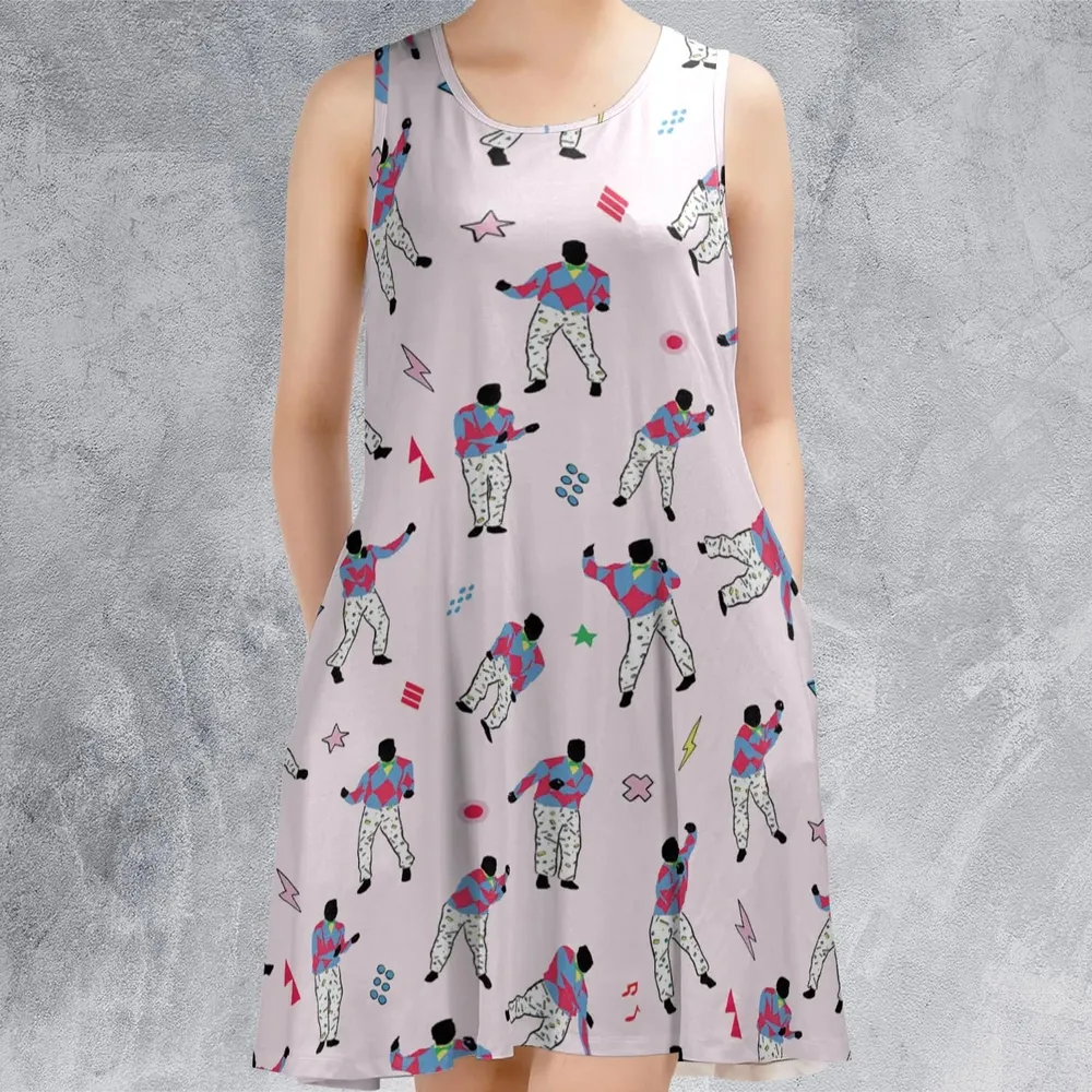 Carlton Dance The Fresh Prince of Bel-Air Sleeveless Dress - 2