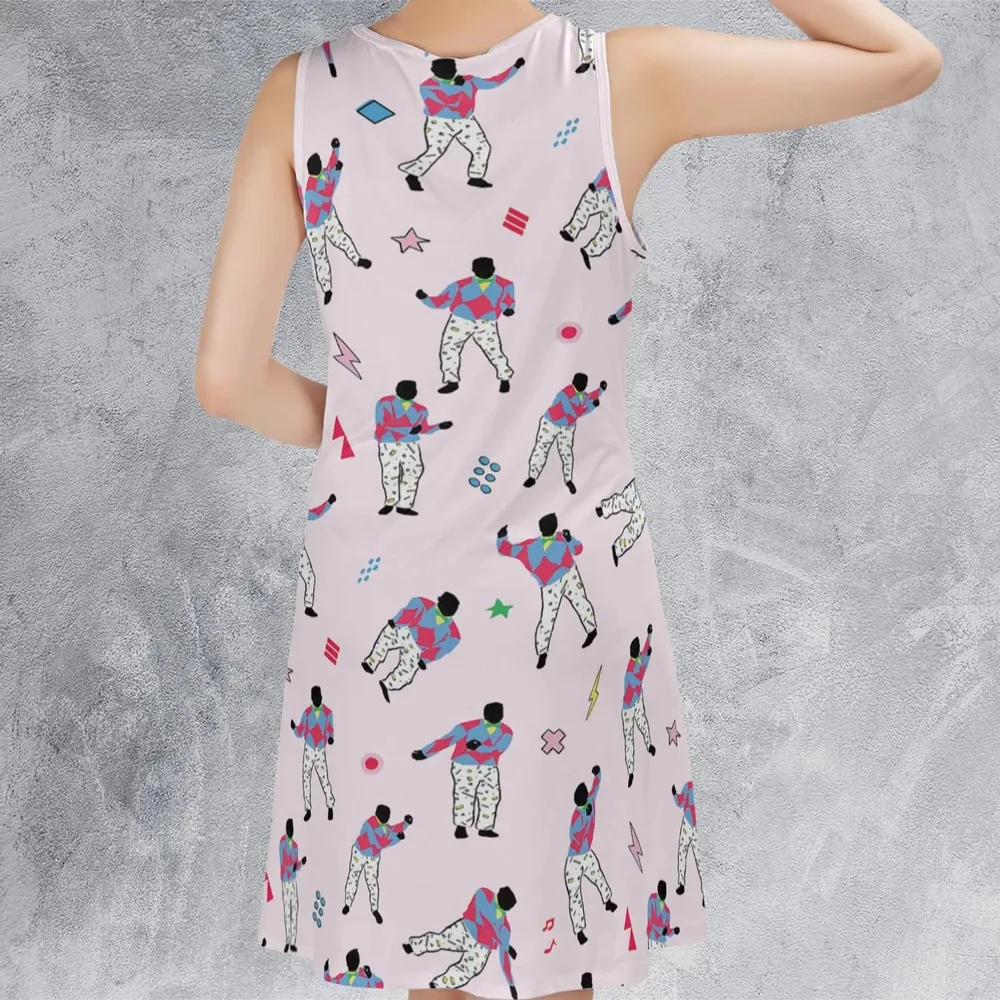 Carlton Dance The Fresh Prince of Bel-Air Sleeveless Dress - 3