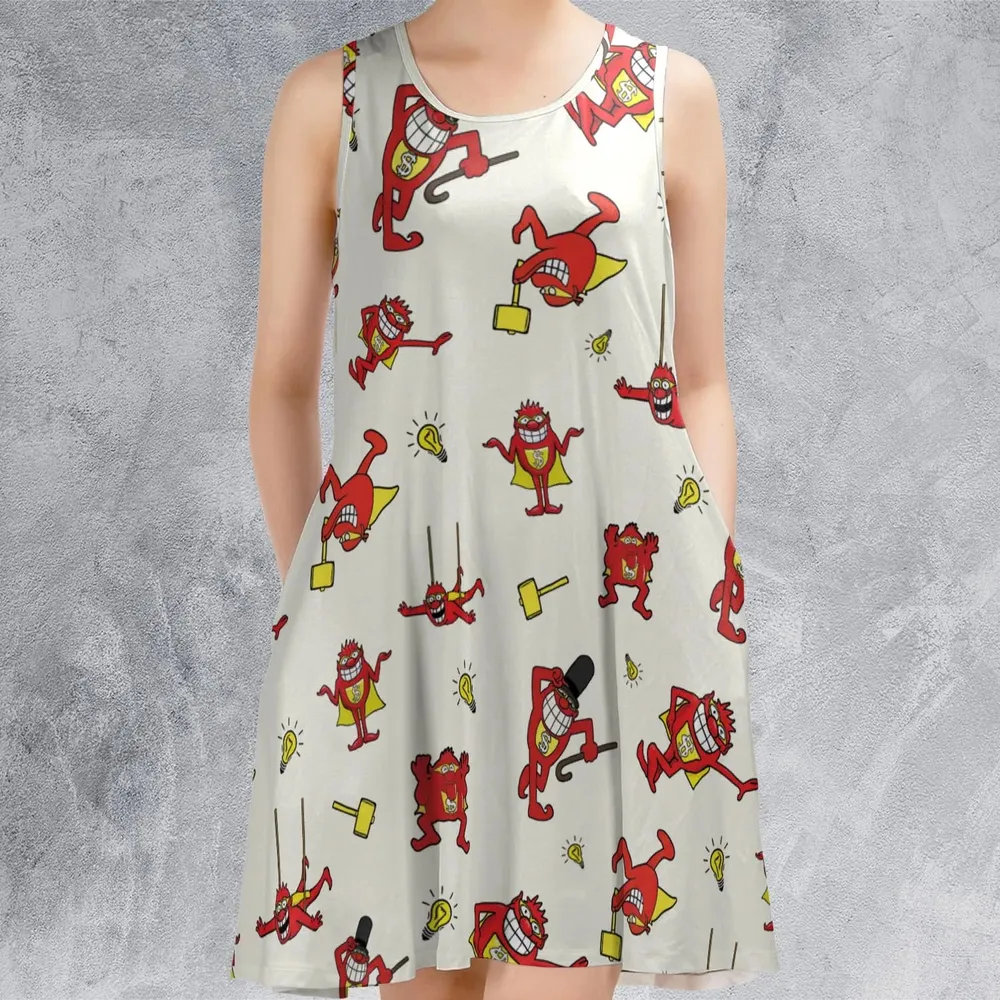 Whammies Press Your Luck Sleeveless Dress - 2