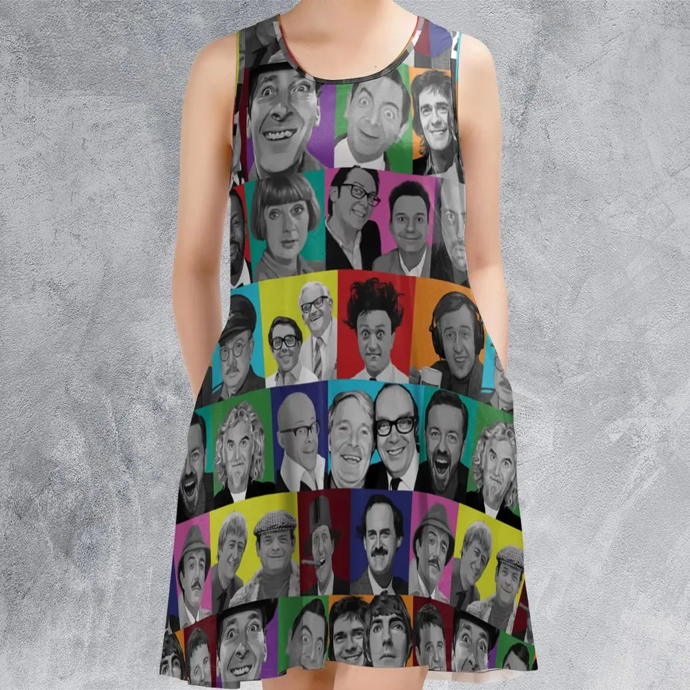 Laughter is the Best Medicine Sleeveless Dress - 2