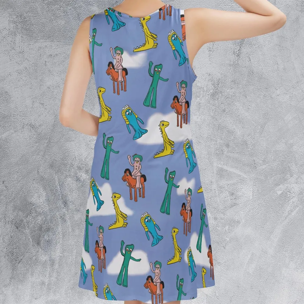 Gumby Characters Sleeveless Dress - 3