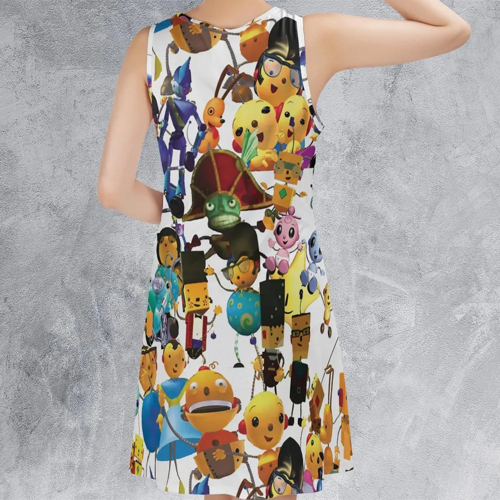 Rolie Polie Olie Seamless Sleeveless Dress - 3