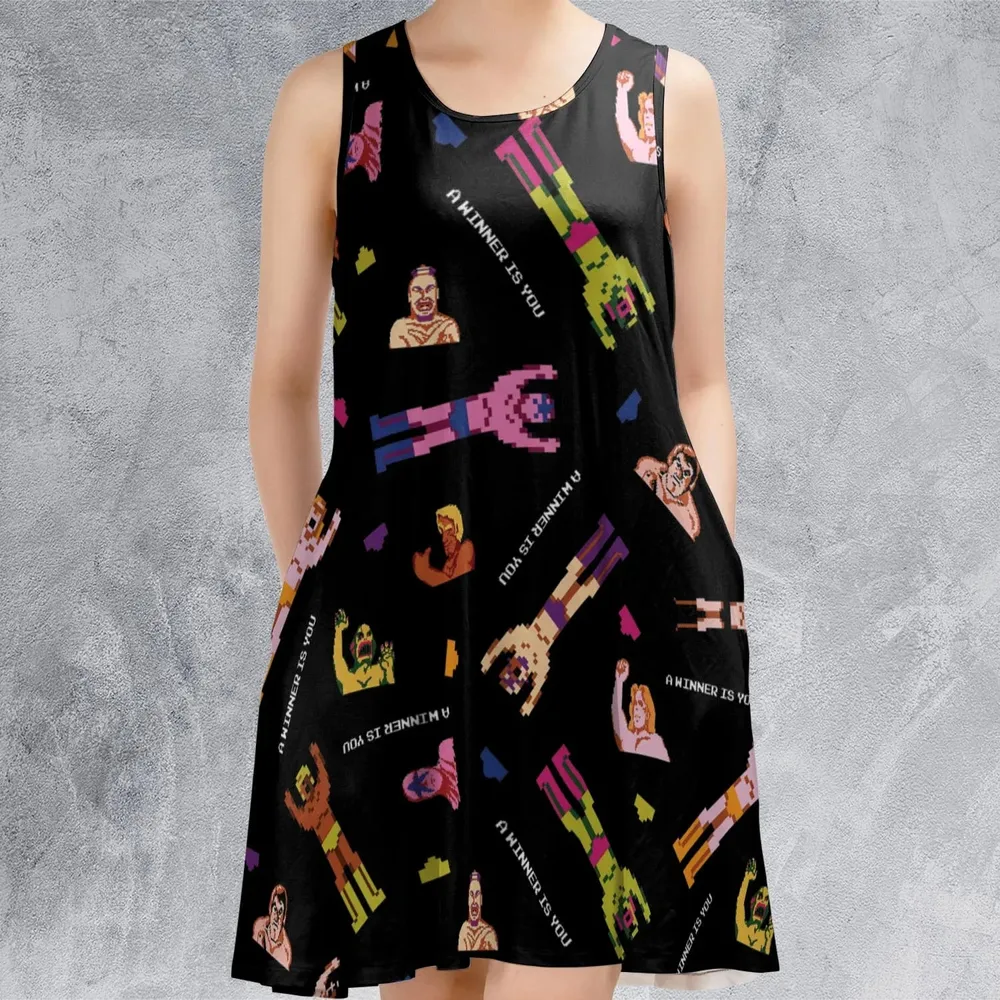 Wrestling Fighters Pro Wrestling Sleeveless Dress - 2