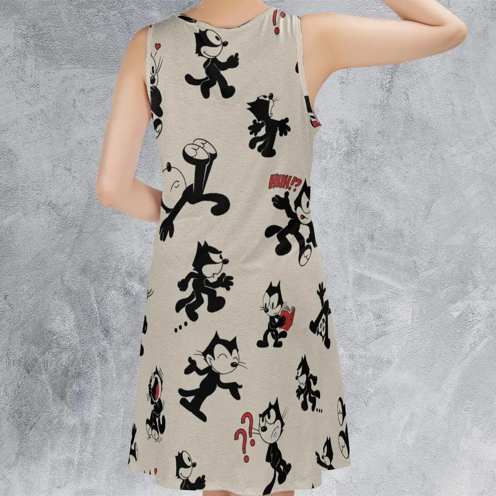 Felix The Cat Sleeveless Dress - 3