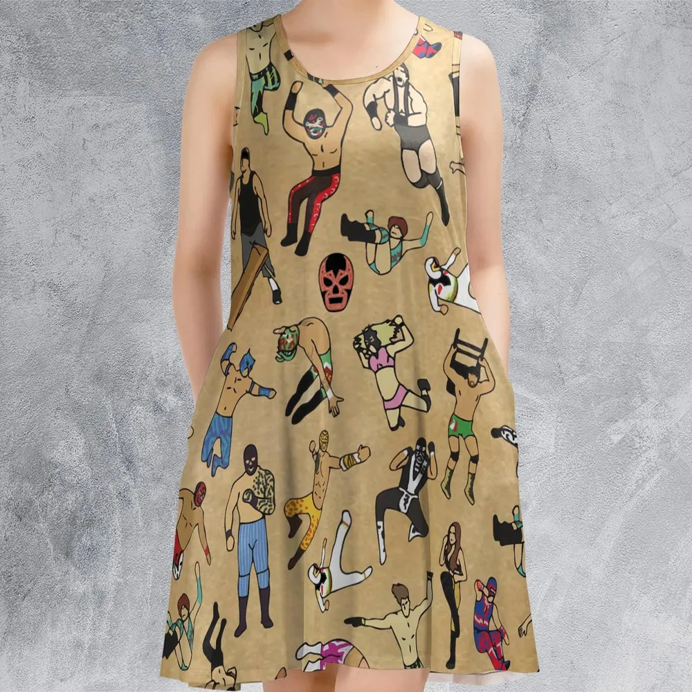 Lucha Undergound Sleeveless Dress - 2