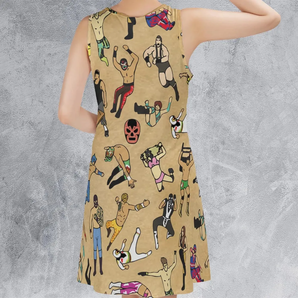 Lucha Undergound Sleeveless Dress - 3