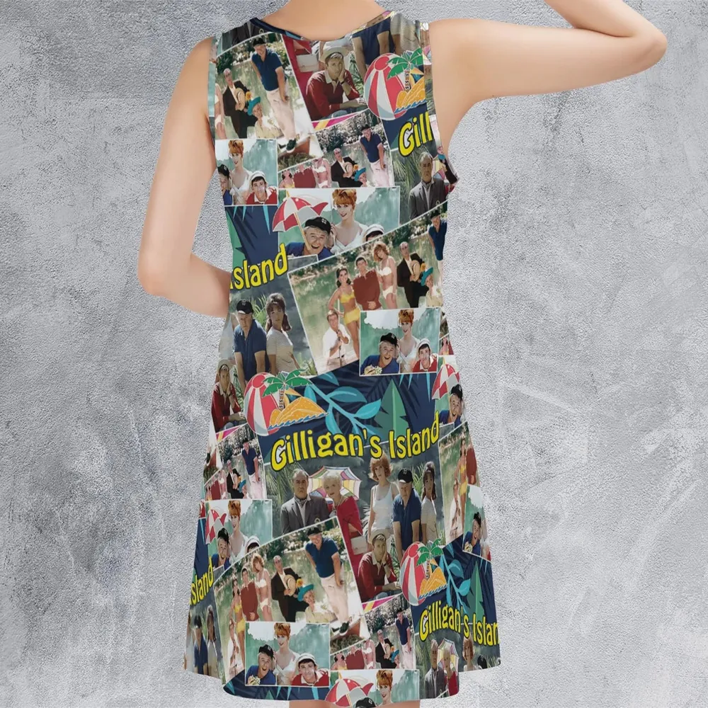 Island Time Gilligan's Island Sleeveless Dress - 3
