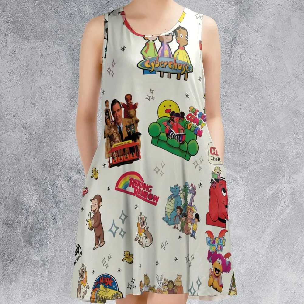If You Were A PBS Kid Sleeveless Dress - 2