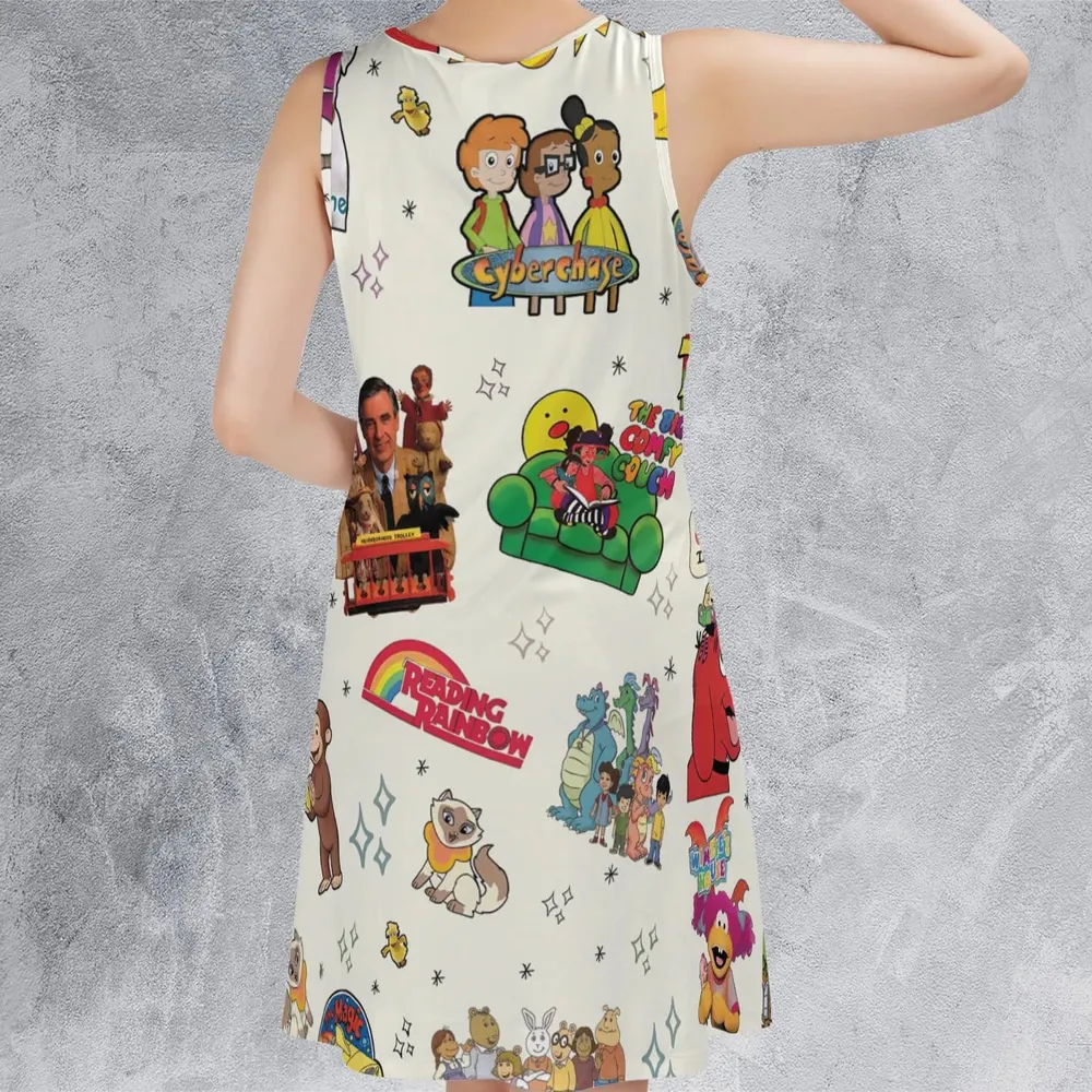 If You Were A PBS Kid Sleeveless Dress - 3