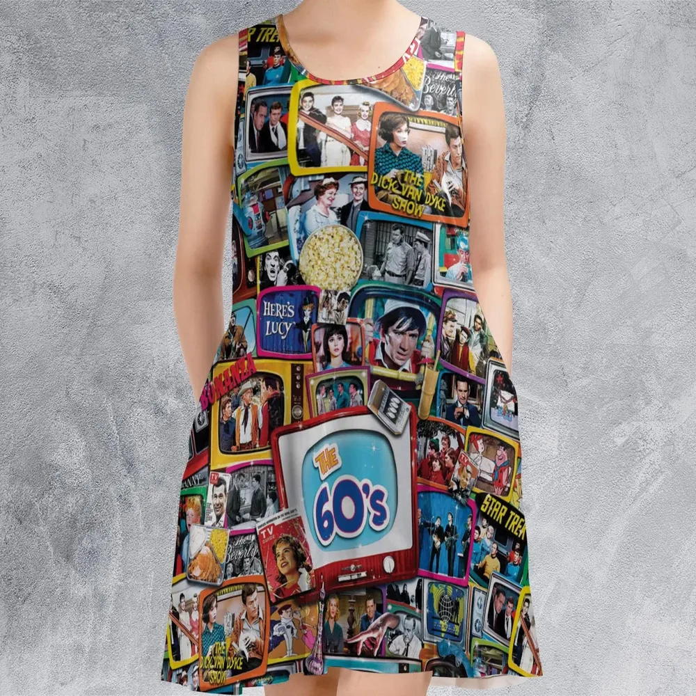 The 60s Classic TV Shows Sleeveless Dress - 2