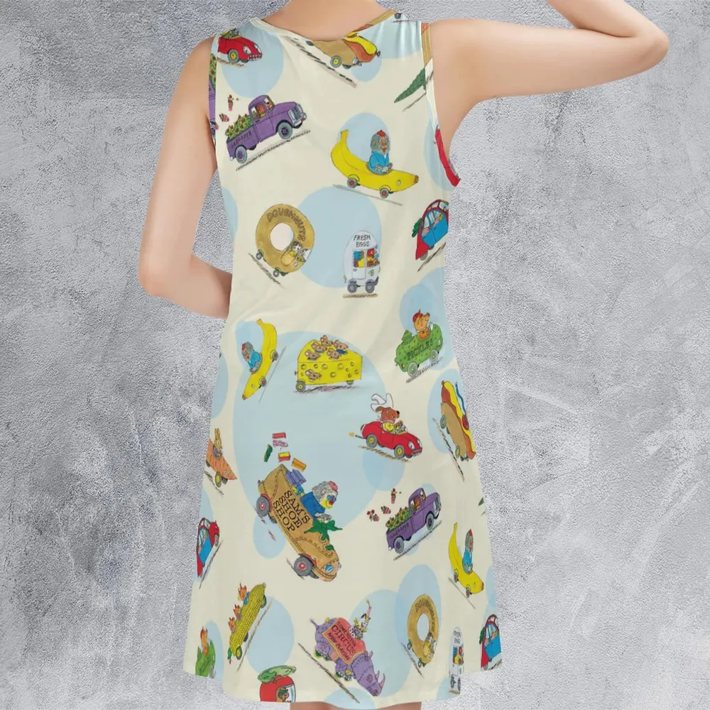 The Busy World of Richard Scarry Sleeveless Dress - 3