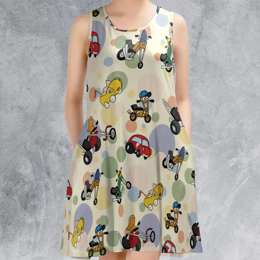 Wheelie and the Chopper Bunch Sleeveless Dress - 2