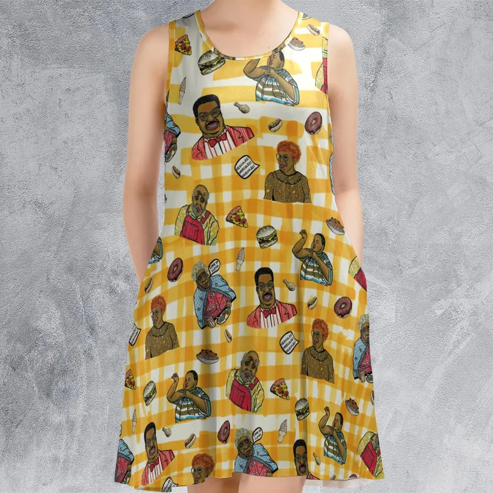 The Nutty Professor Characters Sleeveless Dress - 2