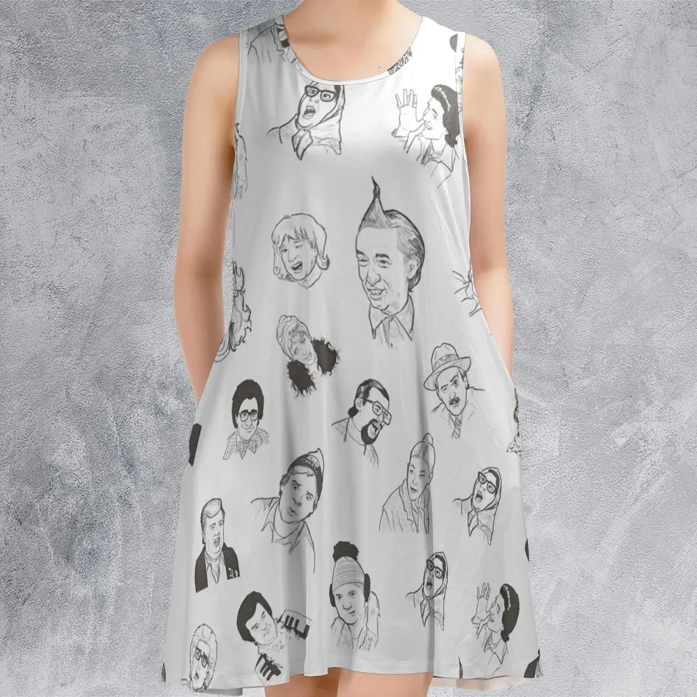 Second City Television Characters Sleeveless Dress - 2
