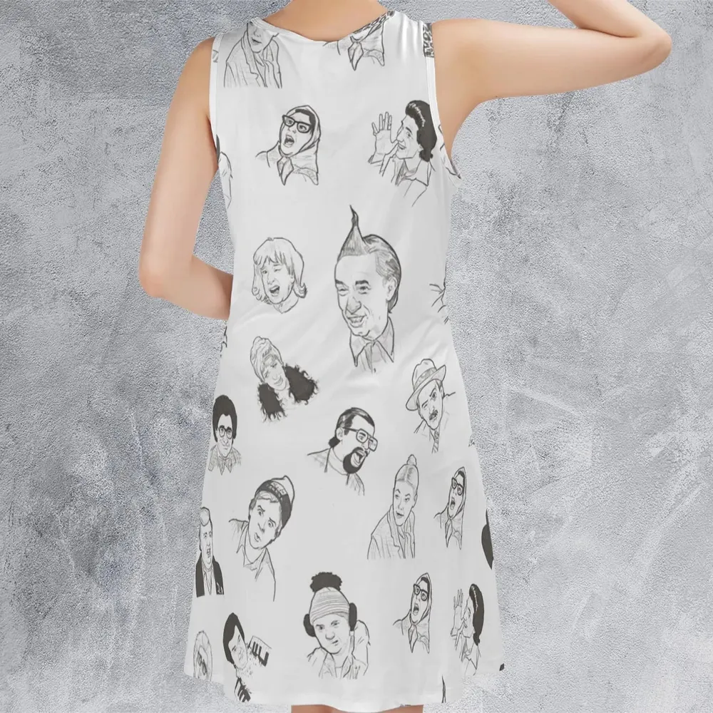 Second City Television Characters Sleeveless Dress - 3