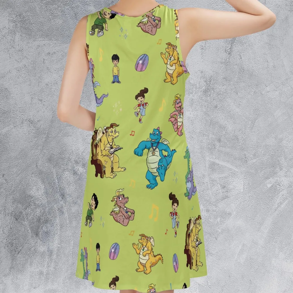 Dragontales Characters Sleeveless Dress - 3