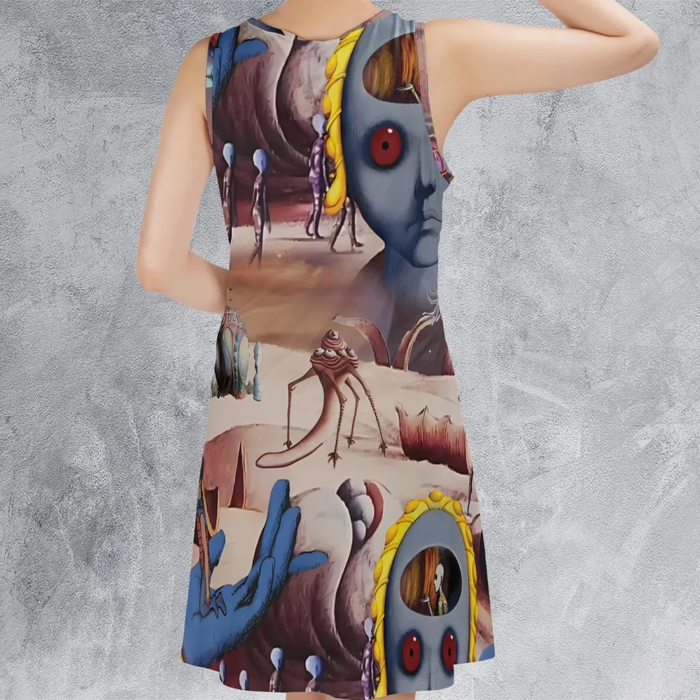 Panorama Moments Fantastic Planet Sleeveless Dress - 3