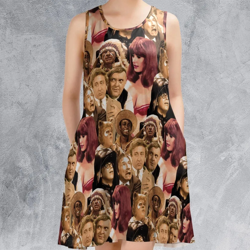 Mel Brook's movies collage Sleeveless Dress - 2