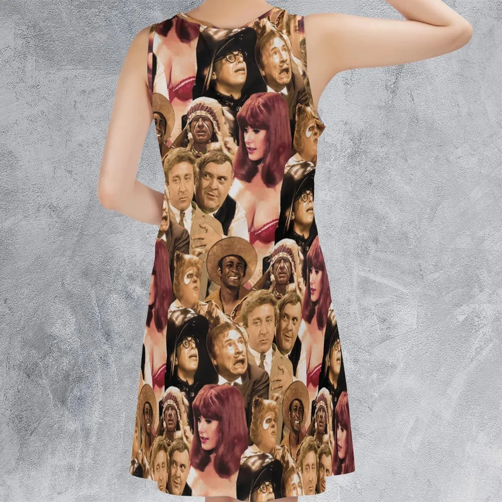 Mel Brook's movies collage Sleeveless Dress - 3