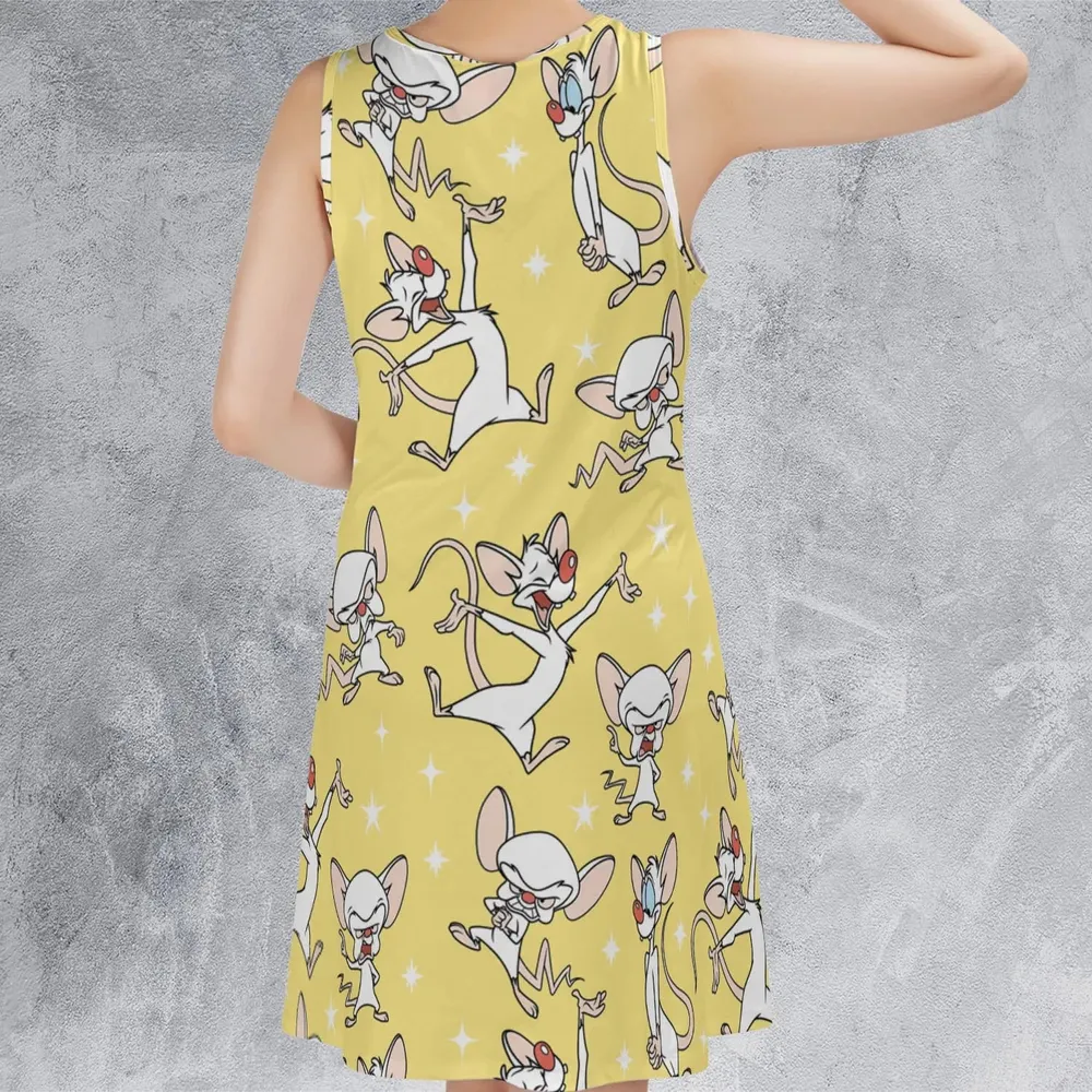Lab Style Pinky and the Brain Sleeveless Dress - 3