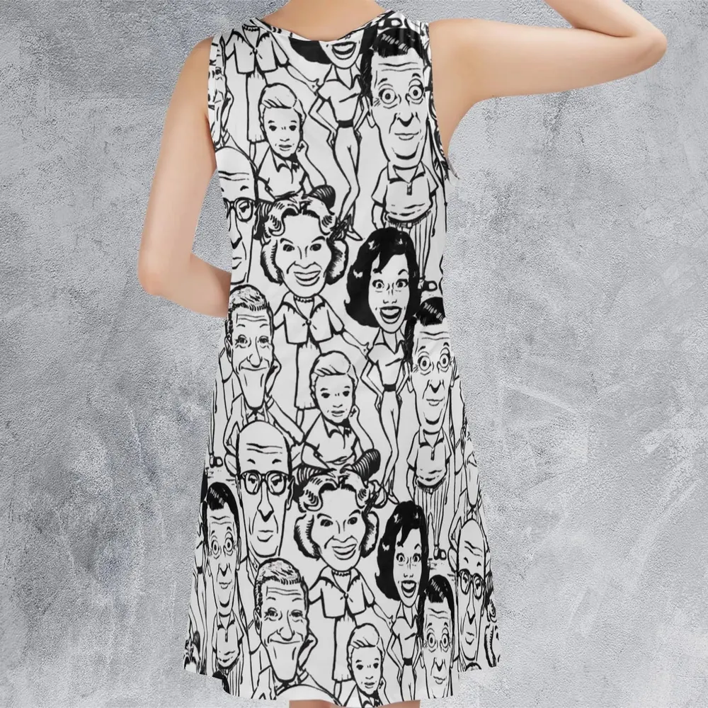 Vintage Dick Van Dyke Show Sleeveless Dress - 3