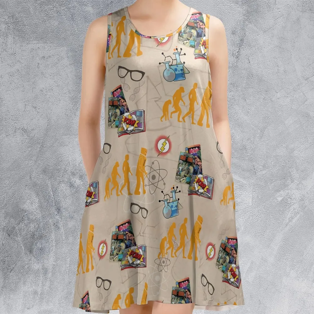 Geek Alert The Big Bang Theory Sleeveless Dress - 2