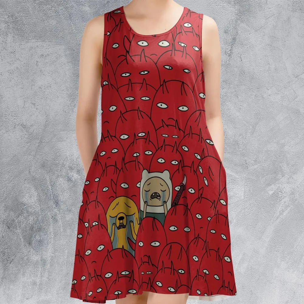 At Hell Adventure Time Sleeveless Dress - 2