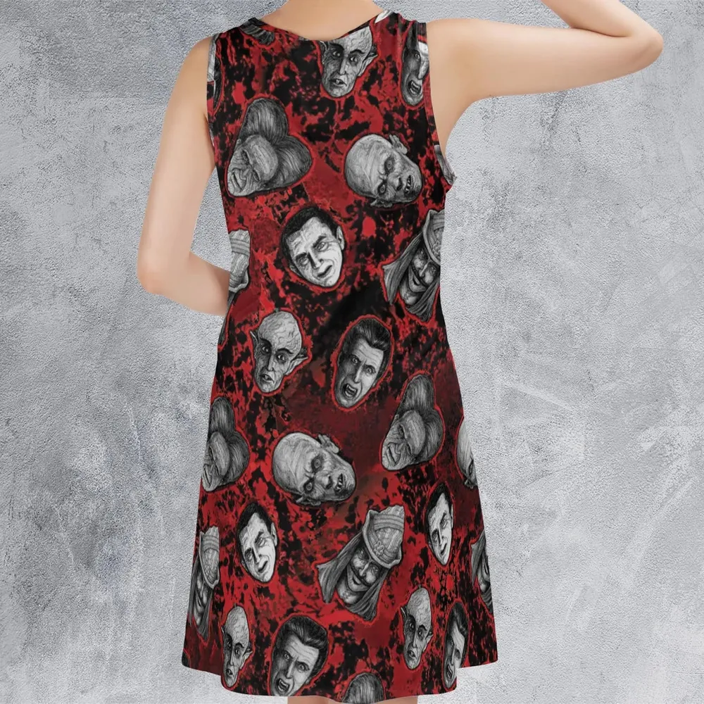 Many Faces Of Dracula Sleeveless Dress - 3