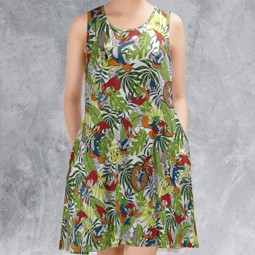 The New Woody Woodpecker Show Sleeveless Dress - 2