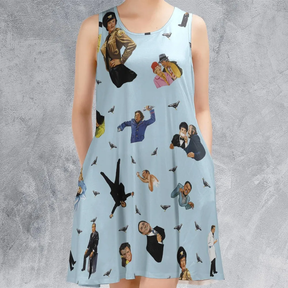 High Anxiety Characters Sleeveless Dress - 2