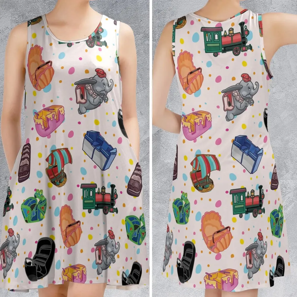 Sit In These Sleeveless Dress - 1