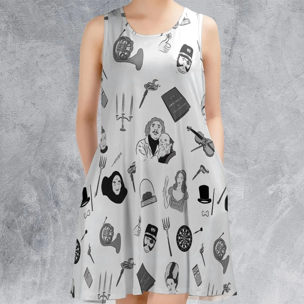 Pronounce Fronkenstein Young Frankenstein Sleeveless Dress - 2