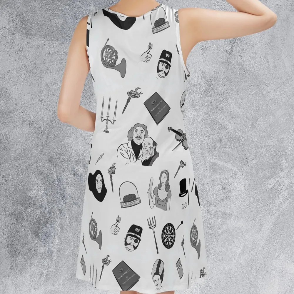 Pronounce Fronkenstein Young Frankenstein Sleeveless Dress - 3