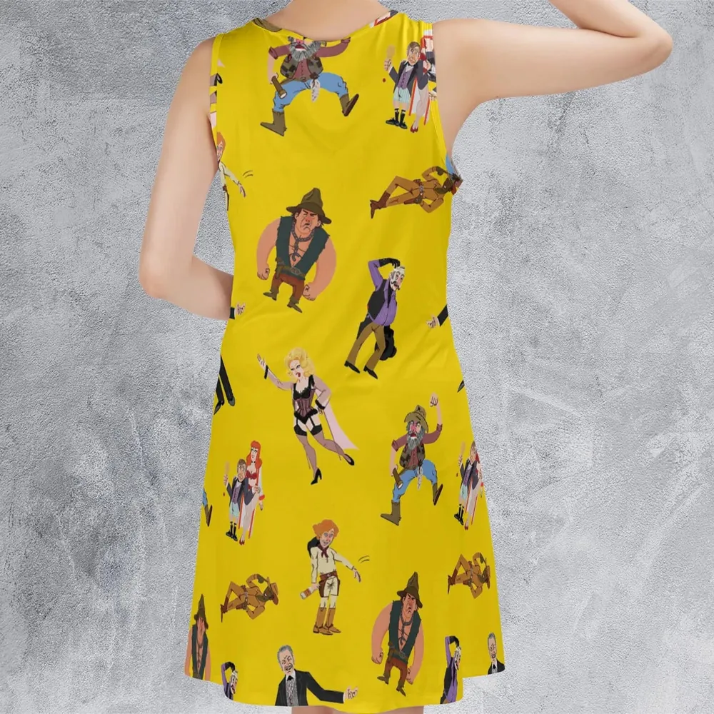 Blazing Saddles Characters Sleeveless Dress - 3