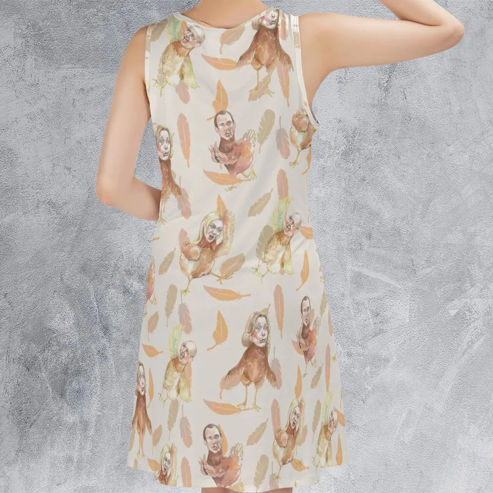 Chicken Dance Arrested Development Sleeveless Dress - 3