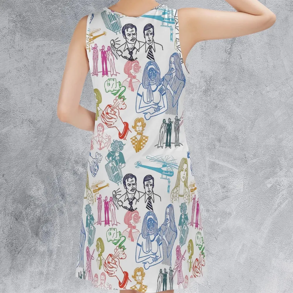 She Has The Strength To Do Anything The Bionic Woman Sleeveless Dress - 3