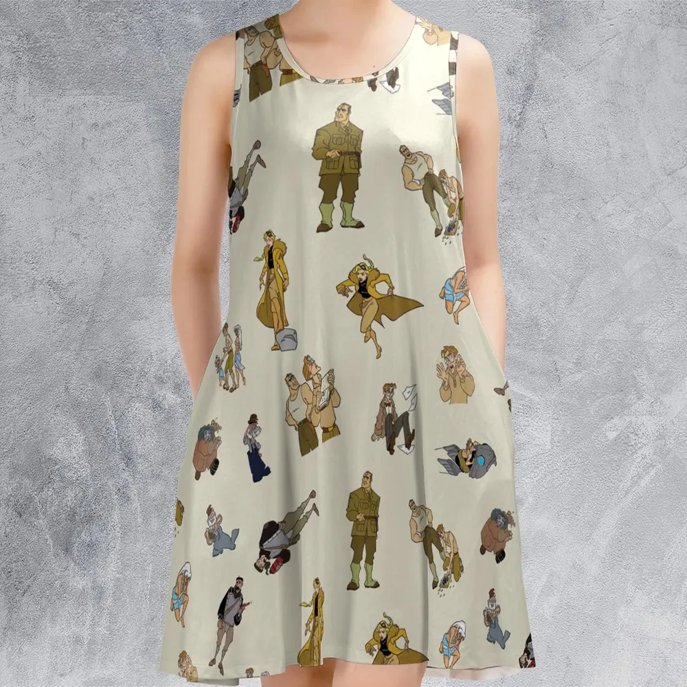 Adventure In Atlantis The Lost Empire Sleeveless Dress - 2