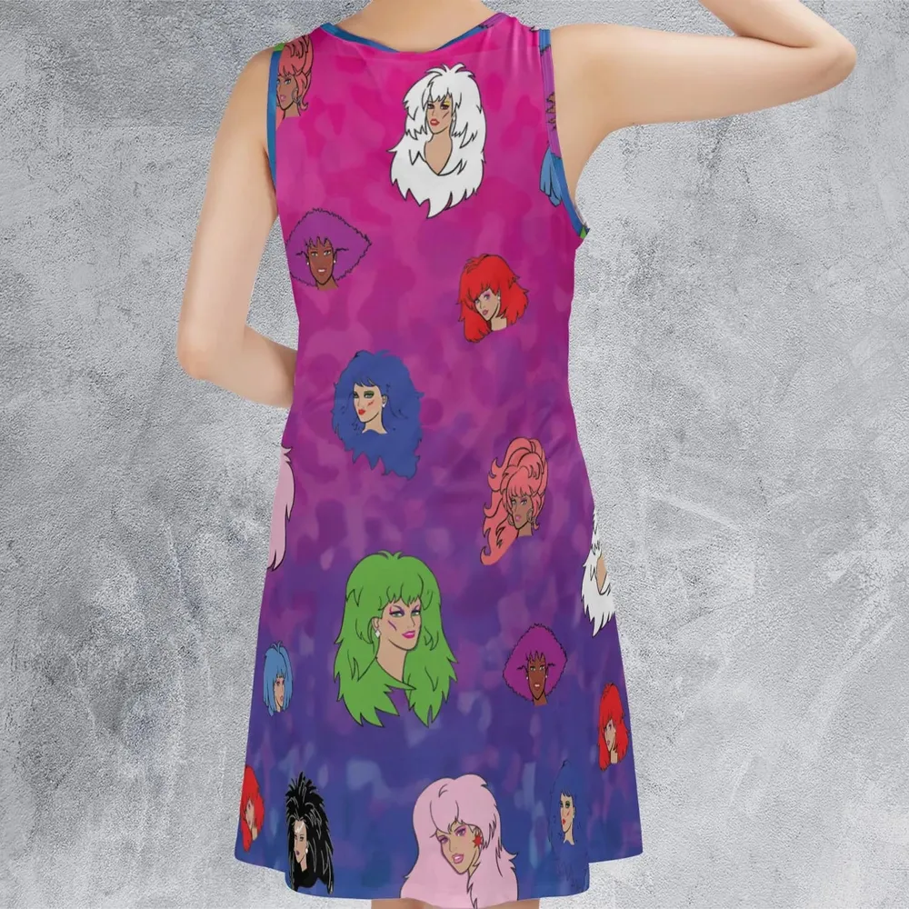Misfits and Hologram  Jem and the Holograms Sleeveless Dress - 3