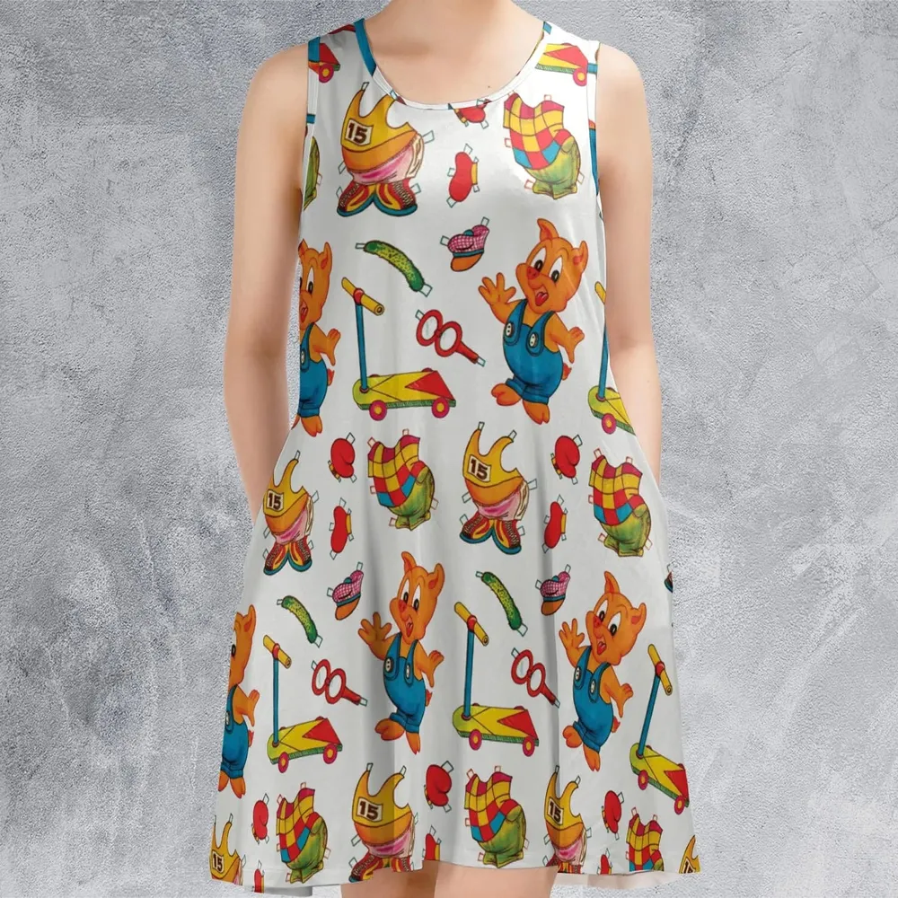 Hamton Outfit Looney Tunes Sleeveless Dress - 2