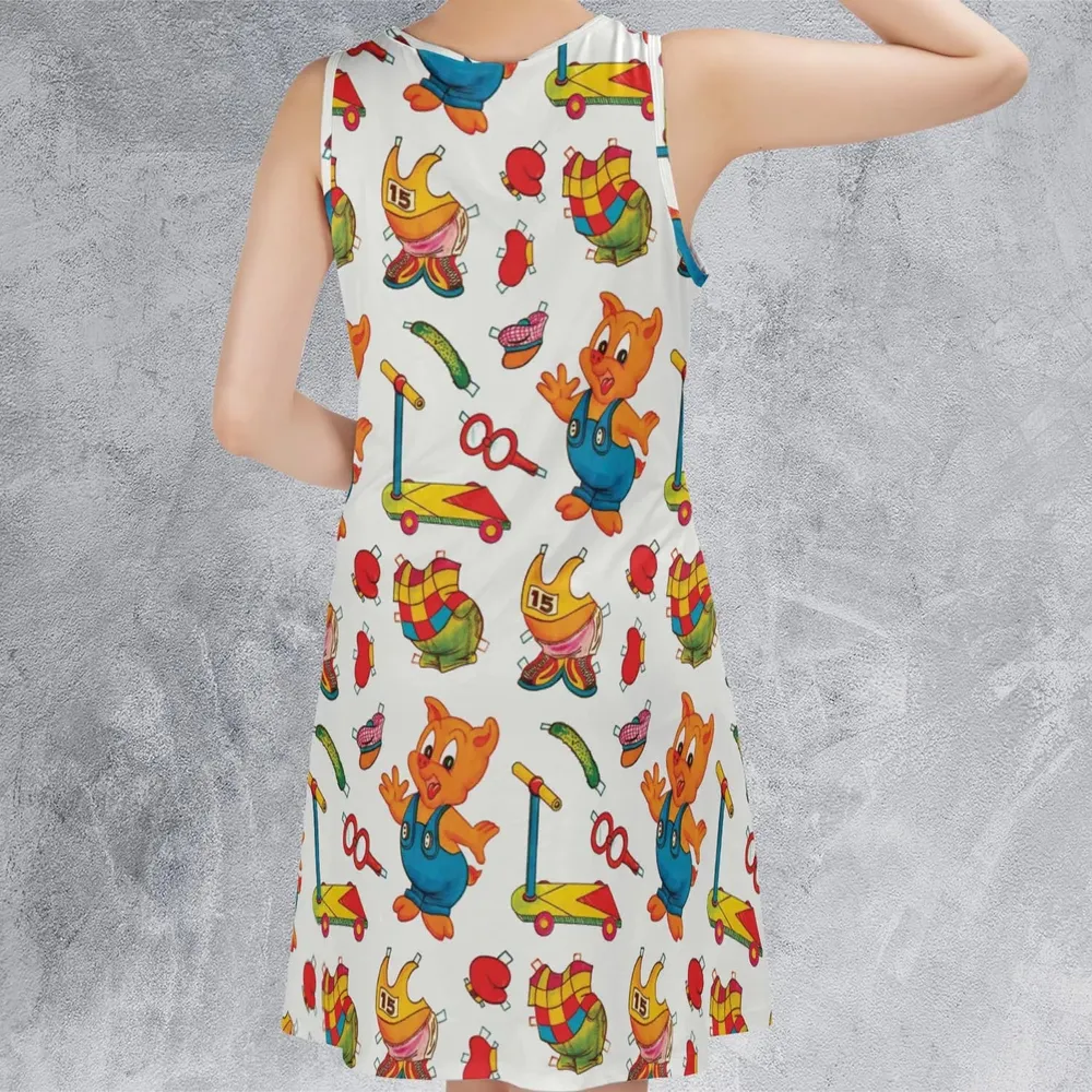 Hamton Outfit Looney Tunes Sleeveless Dress - 3