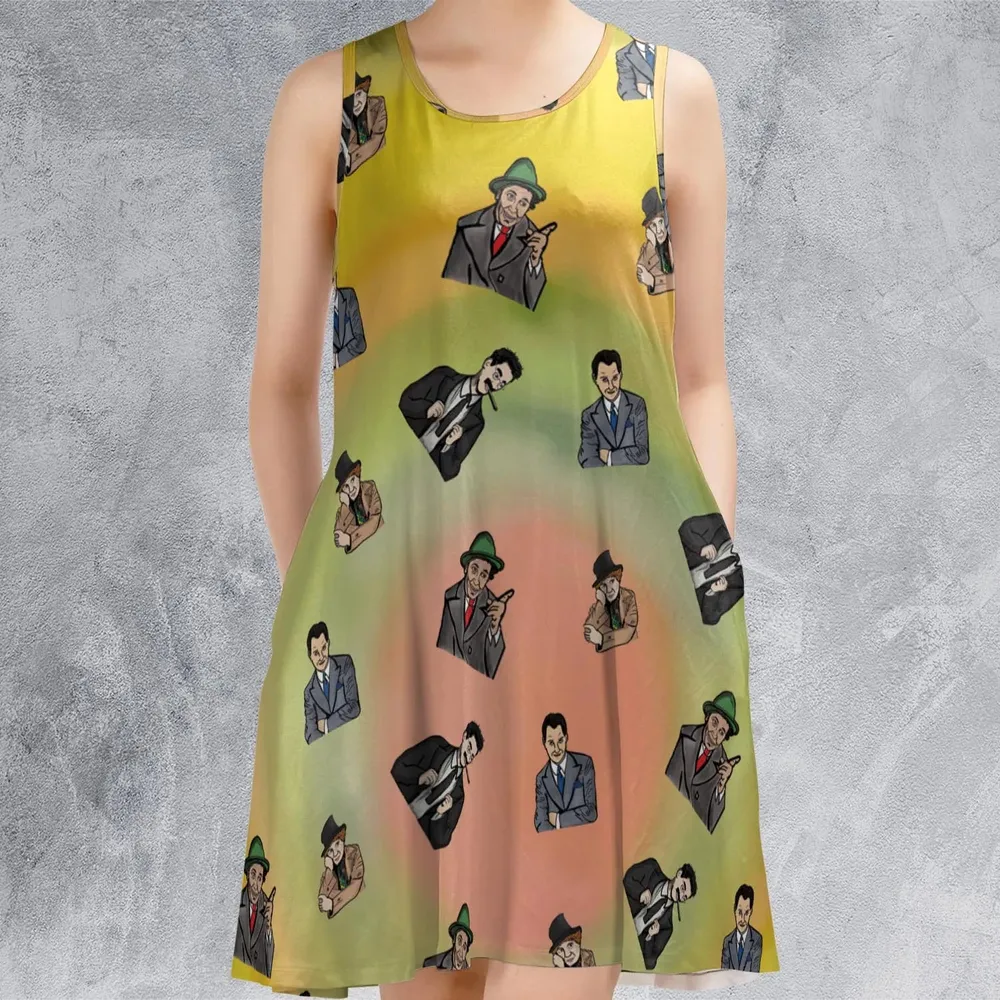 The Four Marx Brothers Sleeveless Dress - 2